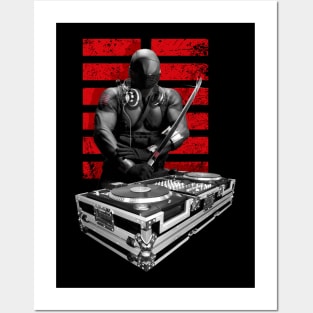 SNAKE EYES ON THE TURNTABLES Posters and Art